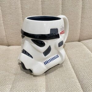 NEW Star Wars Stormtrooper 3D Sculpted Ceramic Mug Hand Painted Artisan Helmet